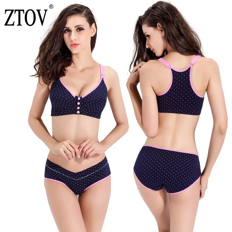 Cotton Maternity bra+panties set prevent sagging nurse bra for pregnant women sports Breastfeeding Nursing Bra underwear clothes|bra for|bra womenbra
