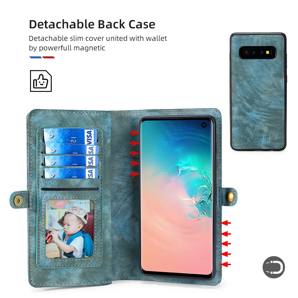 

Wallet Leather Handbag Phone Case For Note8 Note9 Note 10 Plus Note20 Ultra M31