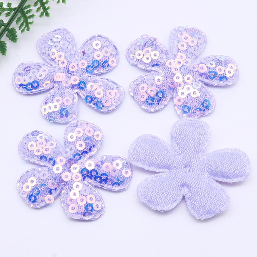 20 шт. нашивки на одежду блестящая мягкая ткань с блестками красивый рюкзак