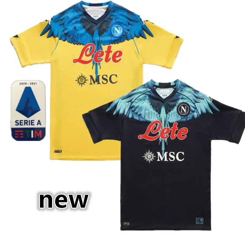 

New men 20 21 Napoli black shirt maradona MERTENS LOZANO INSIGNE MILIK FABIAN PLAYER 21 22 Naples adults shirt