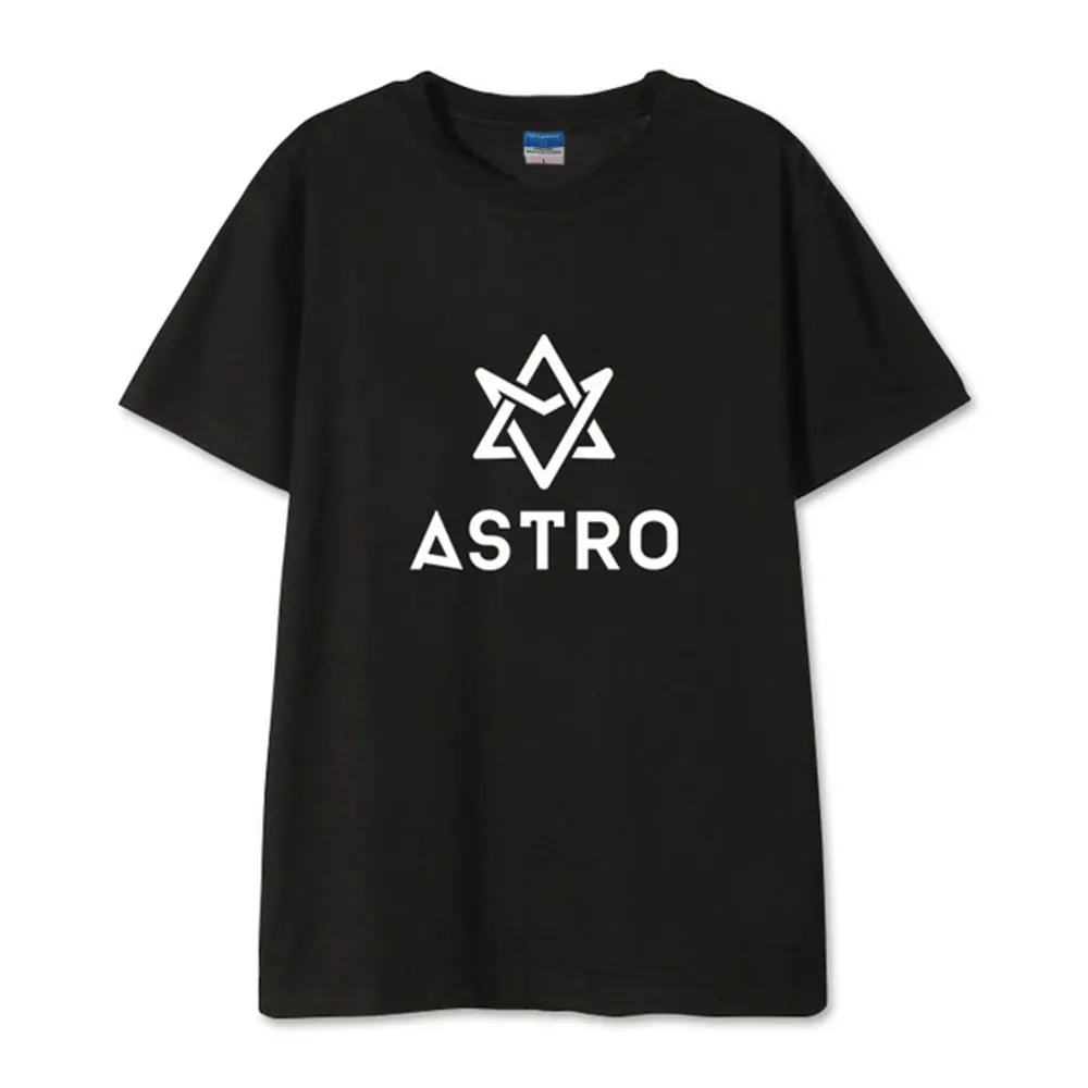 Удобные летние футболки Koresn Astro с принтом Kpop вокал концерт футболка унисекс топ
