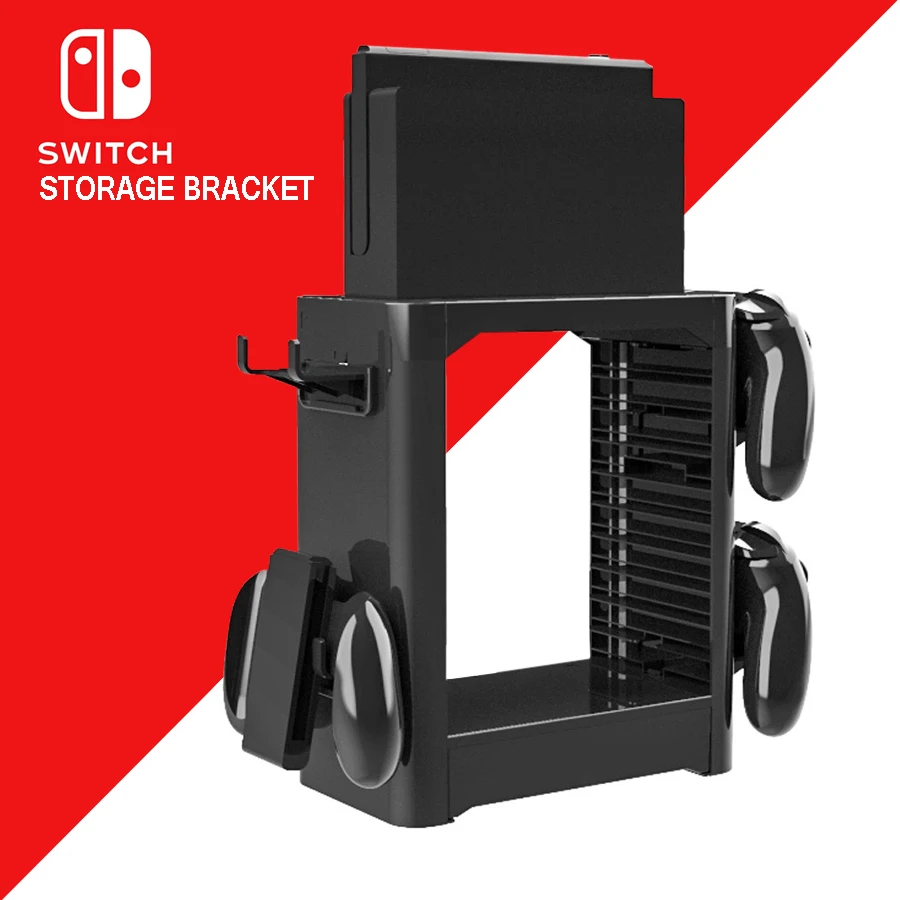 Nintend Switch Multifunction Storage Tower Stand Game Disk Rack Controller Holder for Nintendo NintendoSwitch Accessories | Электроника
