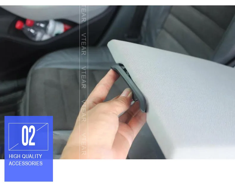 Vtear для Audi a3 s3, автомобильный подлокотник, крышка, центральная консоль, защелка крышки, зажим, автомобильный подлокотник, крышка, защелка, аксессуары для интерьера, АБС-пластик, авто