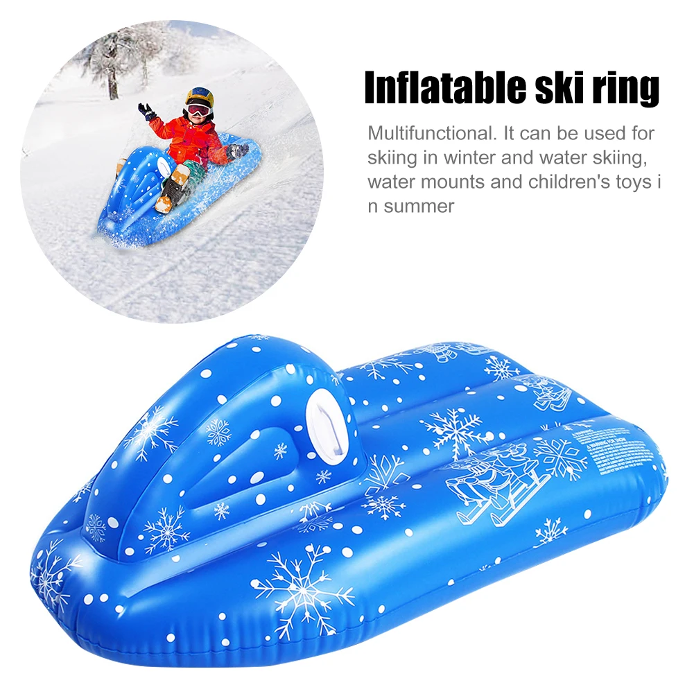 Забавные надувные уличные снежные Санки, накладки для колец для катания на лыжах, товары для зимних видов спорта, оборудование для катания н... от AliExpress WW