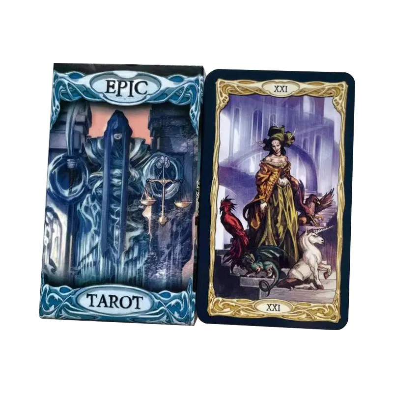 Новый Epic Таро Oracle карты палубная карта настольная игра Язык английский Гадания и