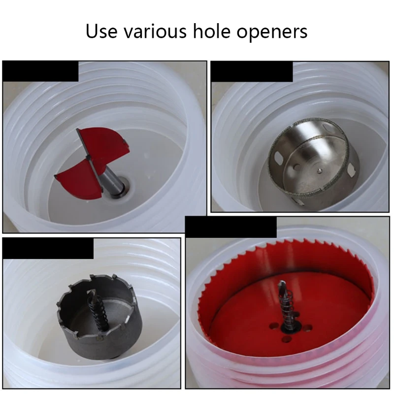 

Hot Sale Downlight Spotlight Hole Saw Dust Cover Metal Drill Dust Cover