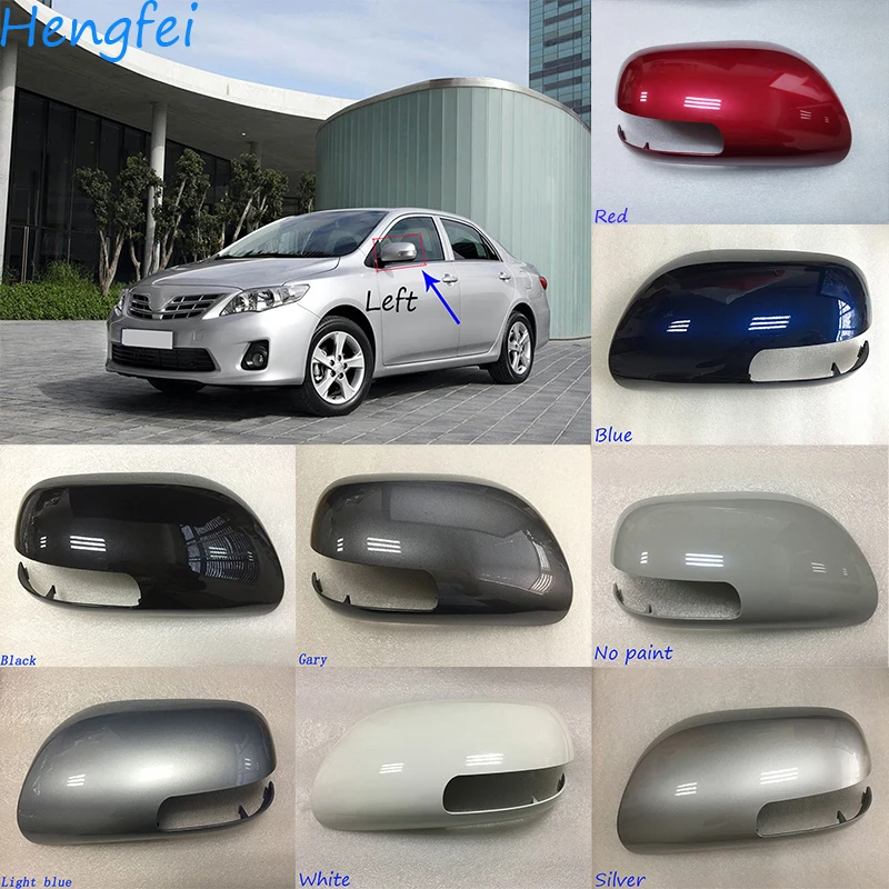 Автомобильные аксессуары HengFei для Toyota Corolla ALTIS Корпус зеркала заднего вида чехол с