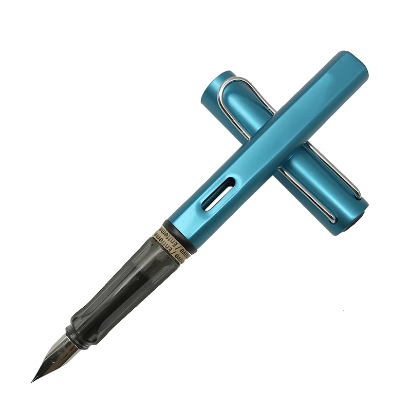 Nice Pacific синяя авторучка металлическая Серебряная выдолбленная клипса 0 5 мм 38