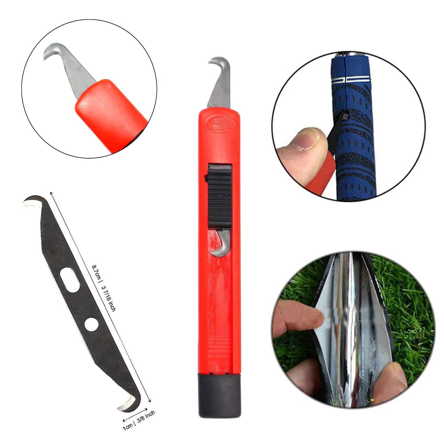 Набор для регриппинга в гольф-клубе 15 шт. лента с двойным покрытием + 1 лезвие