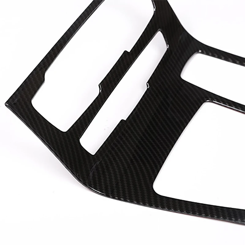 Карбоновая Автомобильная хромированная центральная консоль ABS для BMW 218I Gran Tourer F45