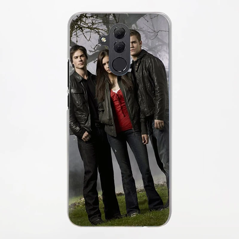 EWAU The Vampire Diaries Stefan Damon Salvatore Hard Phone Cover Case for Huawei Y5 Y6 Y7 Y9 Mate10 20 Lite pro Nova 2 3 5 i