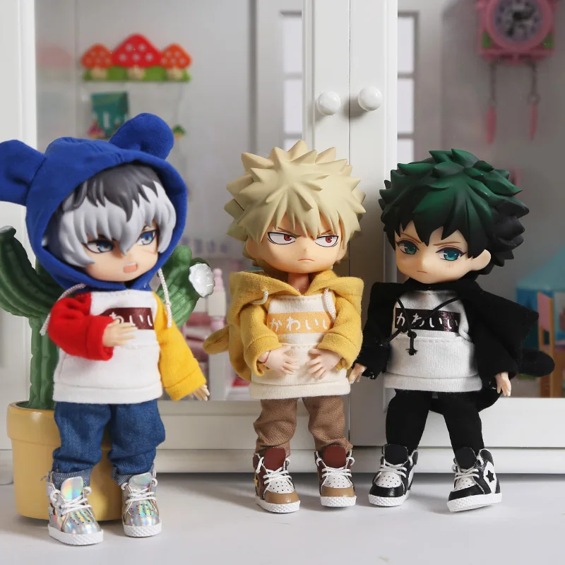 

Fashion OB11 Sweatshirt Long Sleeve Doll Clothes for OB11 Obitsu 11 Middle Blyth Molly 1/8 BJD 1/12 BJD Doll Accessories