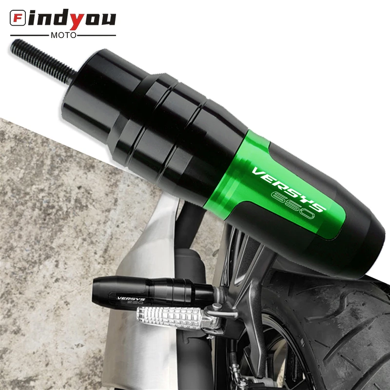 

For Kawasaki VERSYS650 Versys 650 Motorcycle CNC Accessoires Falling protector Exhaust Slider Crash pad