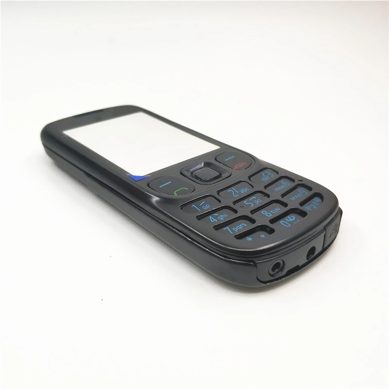

10Pcs/Lot Good Quality New Full Phone Housing Cover Case+English Keypad For Nokia 6303c 6303