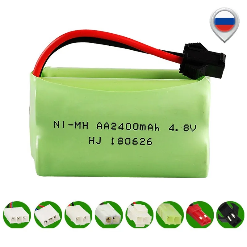 (N model) 4 8 v 2400mah аккумулятор Ni MH для RC автомобилей лодок модель NIMH батарея
