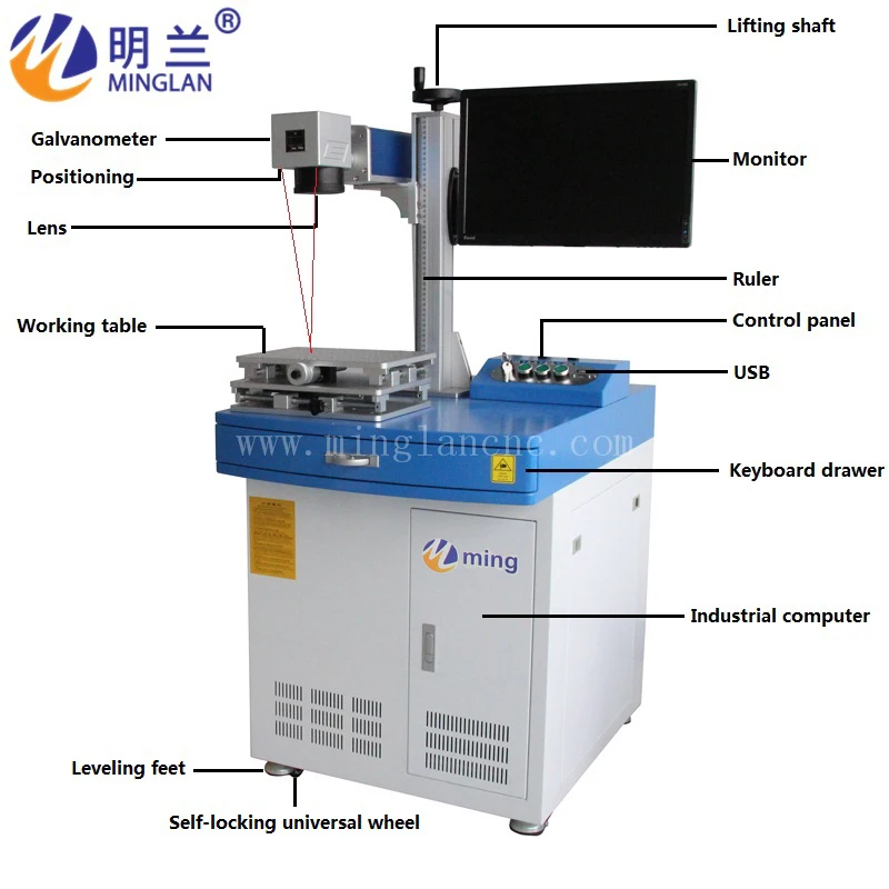Low price Fiber laser marking machine 20W 30W 50W | Инструменты