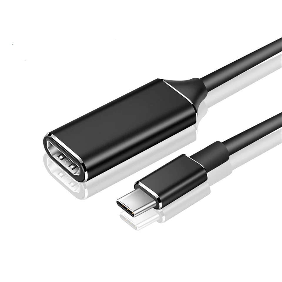 USB C к HDMI Кабель адаптер 4K Type c для huawei mate 20 macBook pro 2017 ipad hdmi Женский usb type c| |