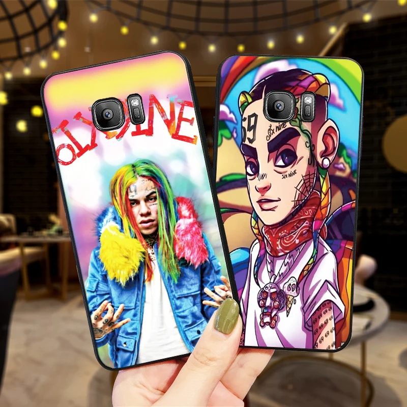 69 SixNine 6ix9ine Мягкий силиконовый чехол для телефона Samsung Galaxy S8 S9 S10 Plus NOTE 8 9 M10 M20 M30 S6 S7