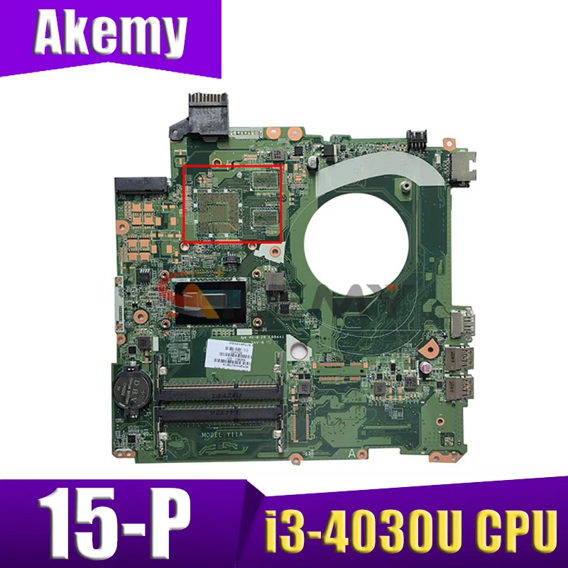 

For HP Pavillion 15-P i3-4030U Laptop motherboard SR1EN DAY11AMB6E0 DDR3 Notebook Mainboard