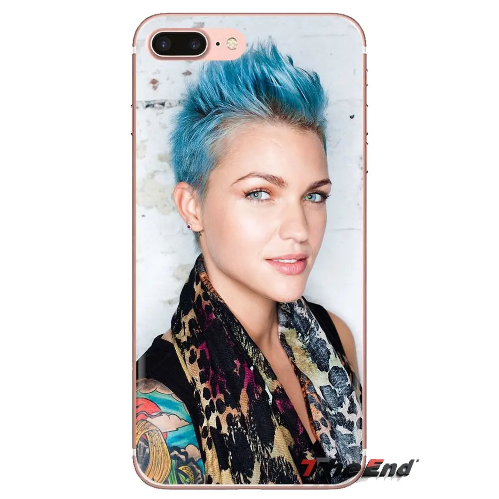 Australian star Ruby Rose Transparent TPU Cover Bag For Xiaomi Mi6 Mi 6 A1 Max Mix 2 5X 6X Redmi Note 5 5A 4X 4A A4 4 3 Plus Pro |