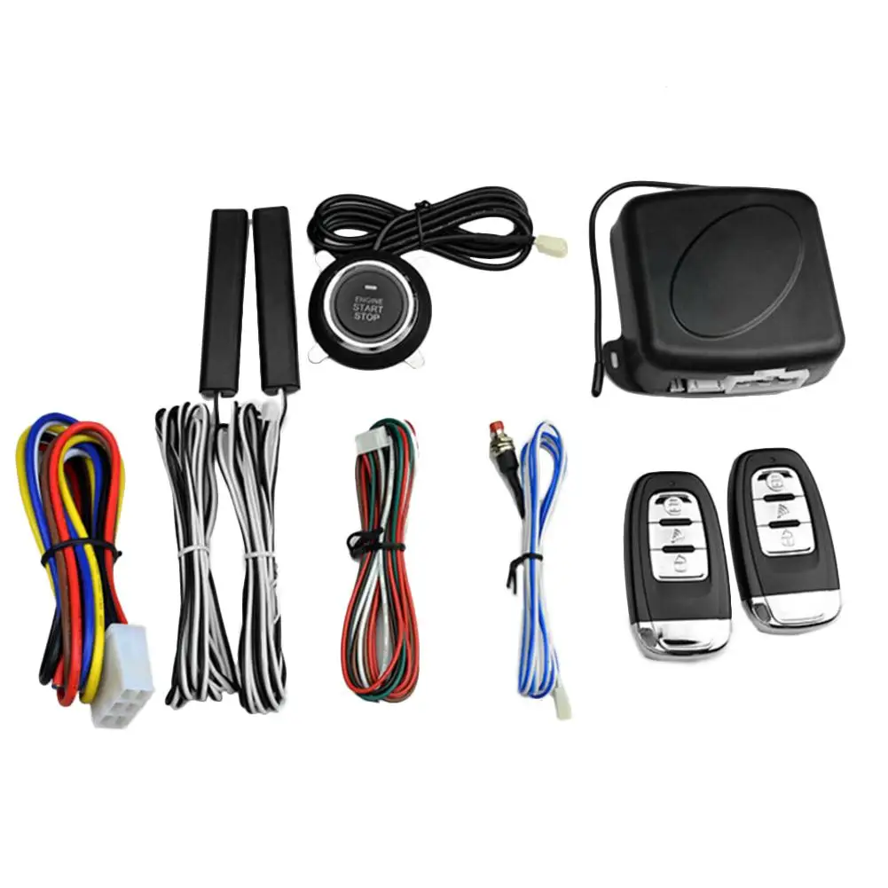 Автозапуск без ключа запуск двигателя бесключевая сигнализация кнопочный пульт