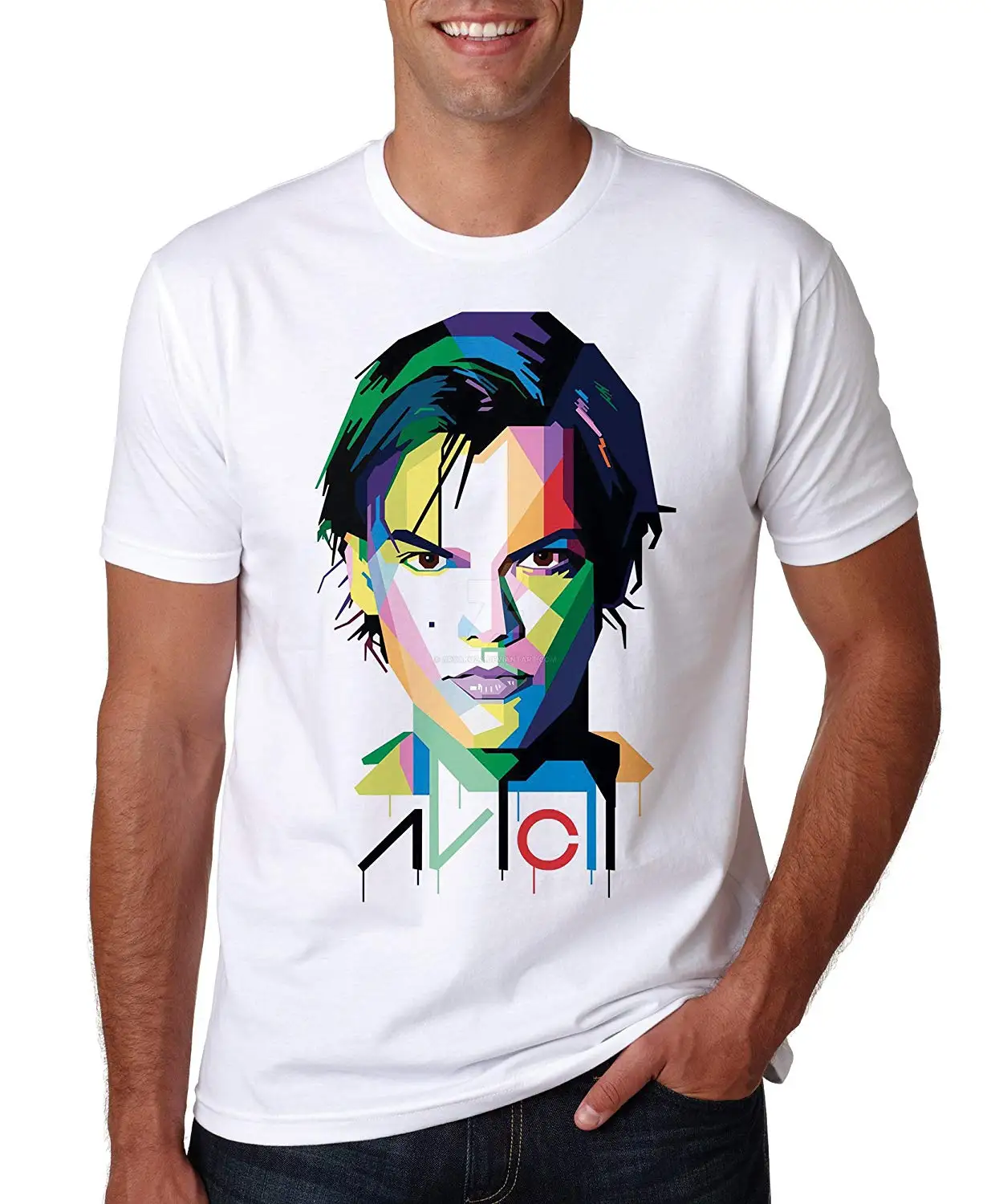 LuckyT рубашка Avicii Dj Remixer Шведский продюсер музыкальная футболка с изображением