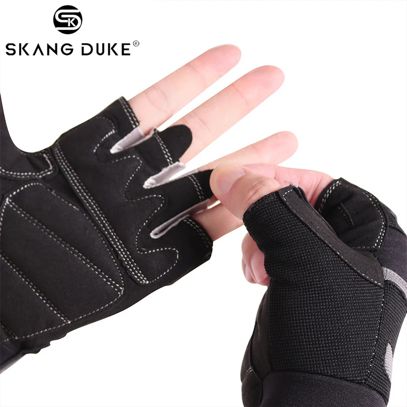 Спортивные перчатки для тренажерного зала мужские тренировочные защита ладоней