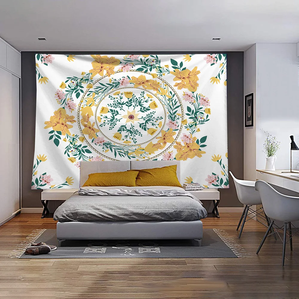 

Modern Nordic Style Tapestry Wall Hanging Room Home Decor Landscape Bohemian Tapestry For Bedroom Dorm Living Room Wall Art Hot