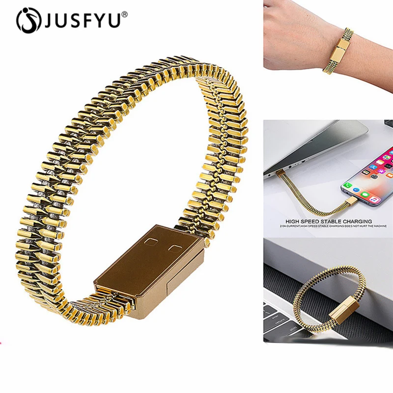 Новейший USB кабель внешний браслет зарядное устройство для телефона Android микро