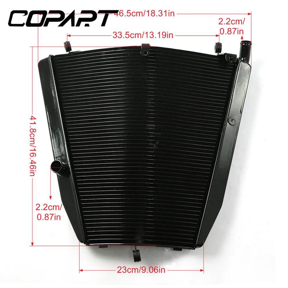 Аксессуары для мотоциклов Honda CBR1000RR CBR1000 RR CBR 1000 2004 2005 радиатор алюминиевый