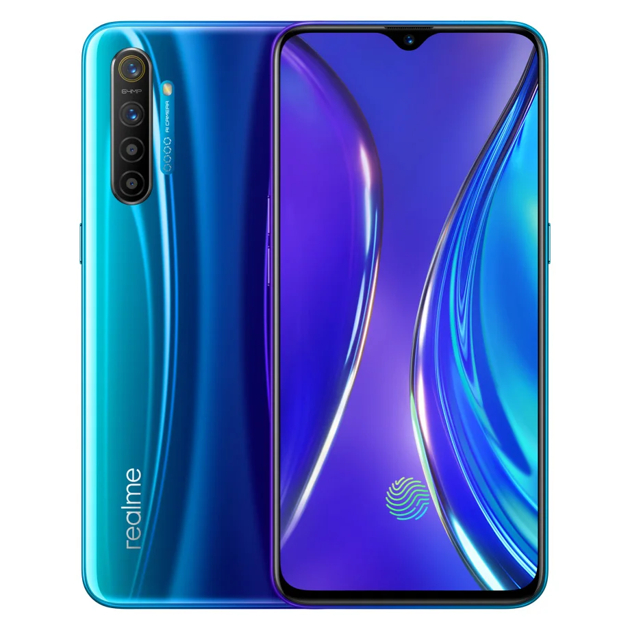 Смартфон Global ROM Realme X2 Snapdragon 730G 6 ГБ 8 RAM 64 Гб 256 4 дюйма AMOLED экран 4000 мАч мп камера Finger