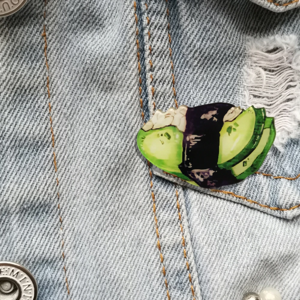 Милая женская Винтажная брошь в виде японской еды на лацкане заколки Мультяшные