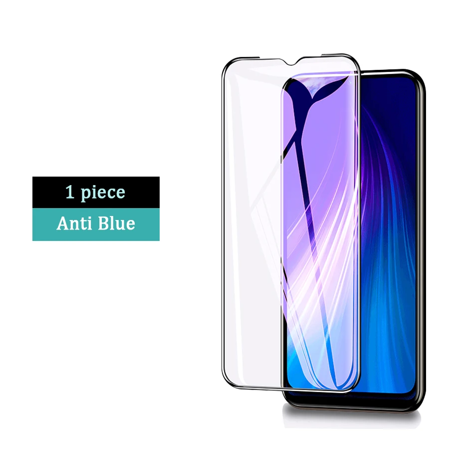 1 piece Anti blue Закаленное стекло для Xiaomi redmi note 8 pro защита экрана redmi note 8 pro Защита камеры анти синий луч света Стекло конфиденциальности - Цвет: 1 piece Anti blue