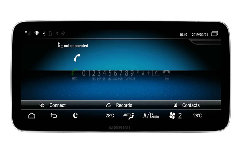 Для Benz c-класс W205 glc-класс X253 C253 Android 8,1 автомобильный Dvd Navi плеер Автомобильный монитор аудио gps стерео Авто все в одном ips scree
