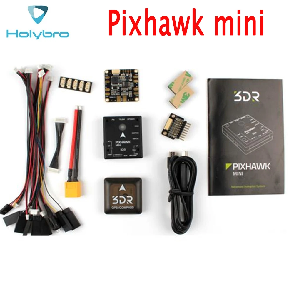Holybro 3DR Pixhawk мини Автопилот с Micro M8N GPS Встроенный Com pass и PM06 Boa для радиоуправляемого