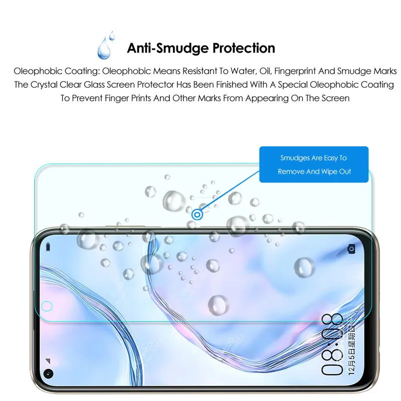 3pcs protective Glass For huawei p40 lite p30 light p20 pro p9 p10 p 40 30 20 smart Z 2019 screen protector tempered Film | Мобильные