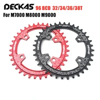 deckas 96bcd chainring mtb mountain bike bicycle chain ring 32t 34t 36t 38t crown tooth plate parts for m7000 m8000 m4100 m5100