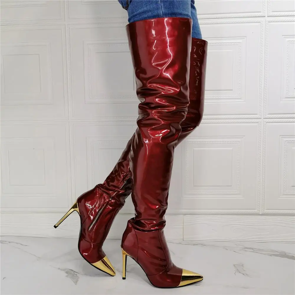 Реальные фотографии женские ботинки на высоком каблуке сексуальные сапоги выше