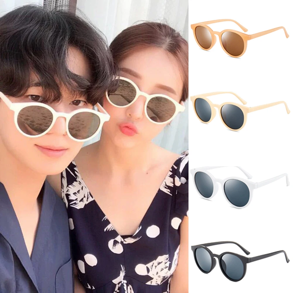 

Vintage Small Round Sunglasses Lightweight Resin Frame Sun Glasses for Women