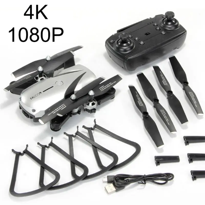 

4K/1080P Double Camera Unmanned Aerial Vehicle Folding Wifi Optical Flow RC Drone Quadcopter Children Outdoor Aircraft Toy