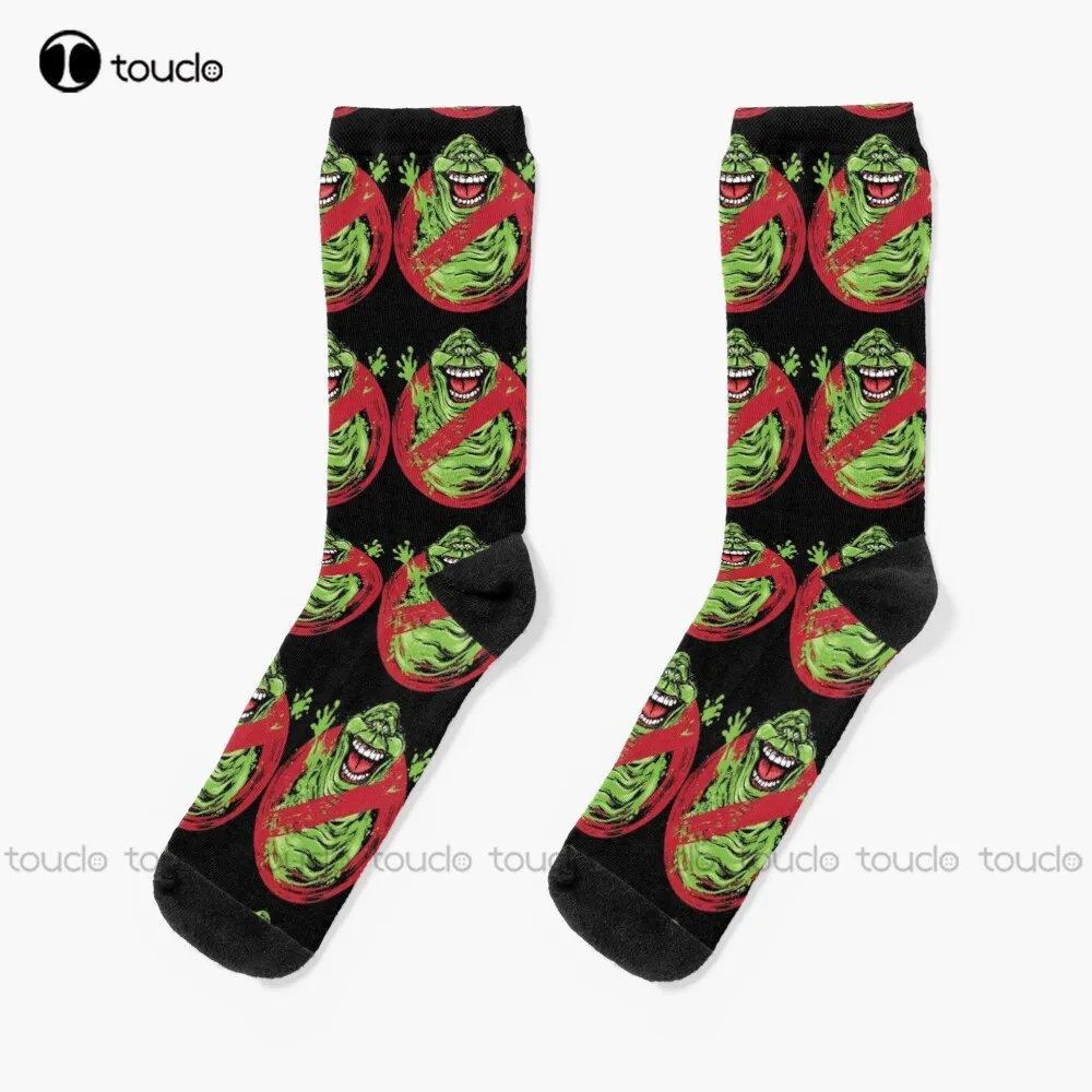 

Slimbusters Ghostbusters Slimer Retro Films Socks Work Socks For Men Thanksgiving Christmas New Year Gift Custom Funny Sock Gift