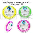 Режущая линия из золотистого молибденового сплава 100 м, Ремонтный сепаратор экрана ЖК-дисплея 0,040,050,060,08 мм