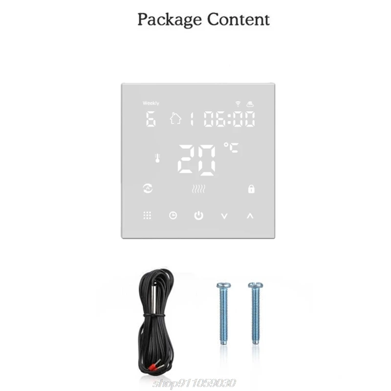 Термостат для газового бойлера с Wi-Fi Электрический нагрев пола дистанционным