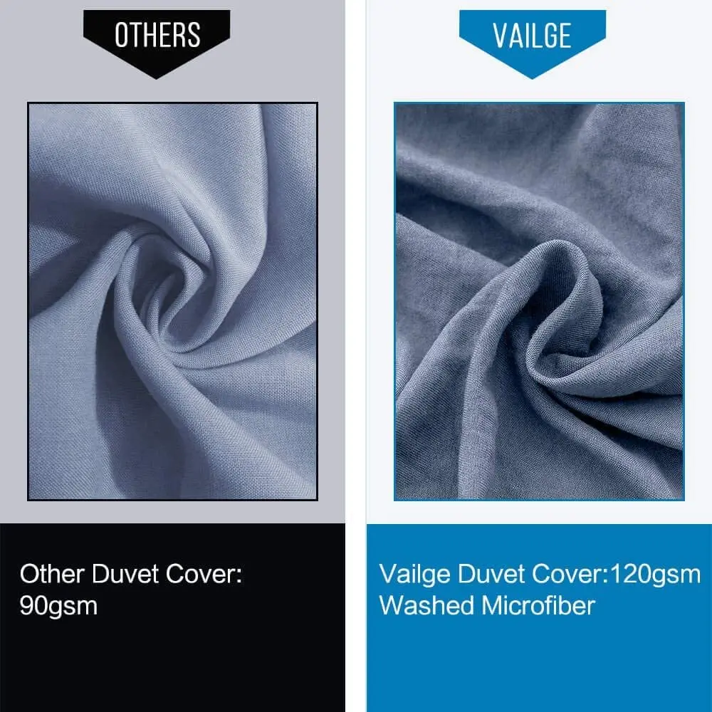 

High Quality Bedding Sets Luxury Blue Duvet Cover with Pillowcase Solid Color Family Size US King Queen Size Bedding Set 3pcs