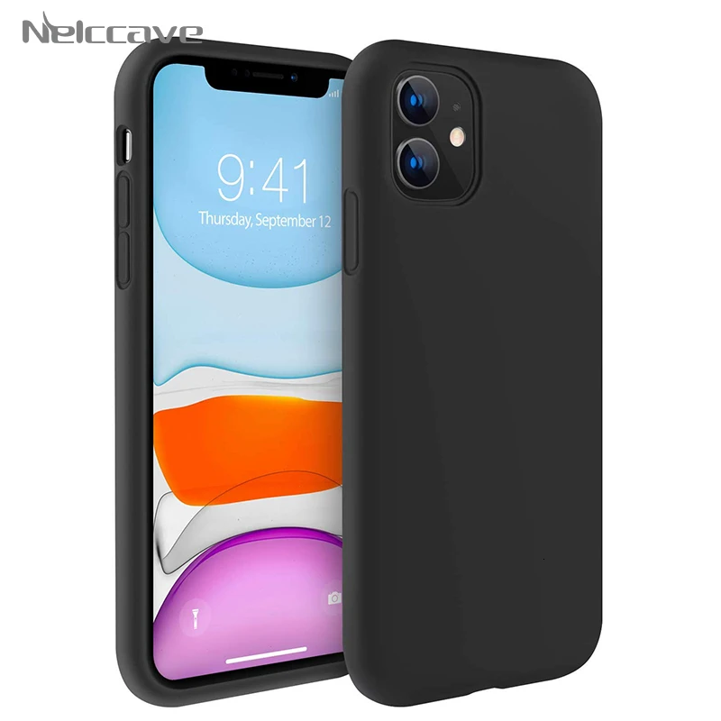 1000 Pieces Liquid Silicone Cases For Apple iPhone 11 Pro XS Max XR X 8 Plus 7 6 6S Soft thin Phone Case Candy Color Back Cover |