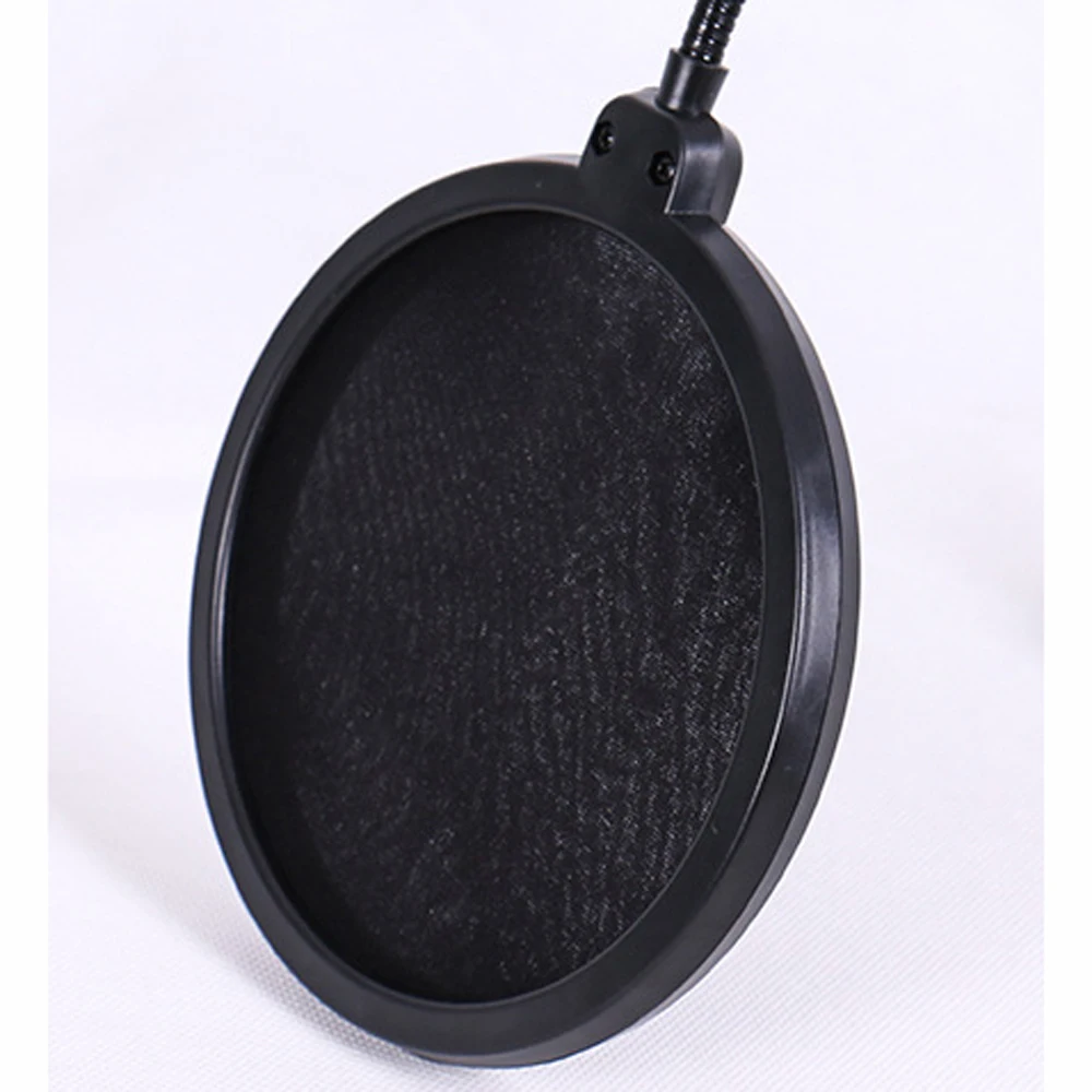 Профессиональный Анти-Спрей Крышка большой двухслойный микрофон Запись