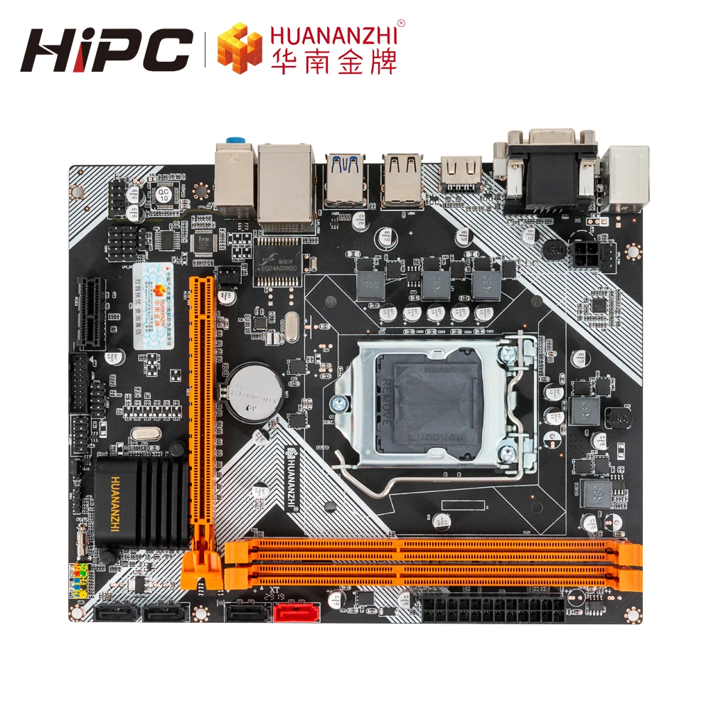 Huanan Zhi B75 материнская плата для Intel LGA 1155 i3 i5 i7 E3 DDR3 SATA3.0 USB3.0 PCI E VGA HDMI M ATX