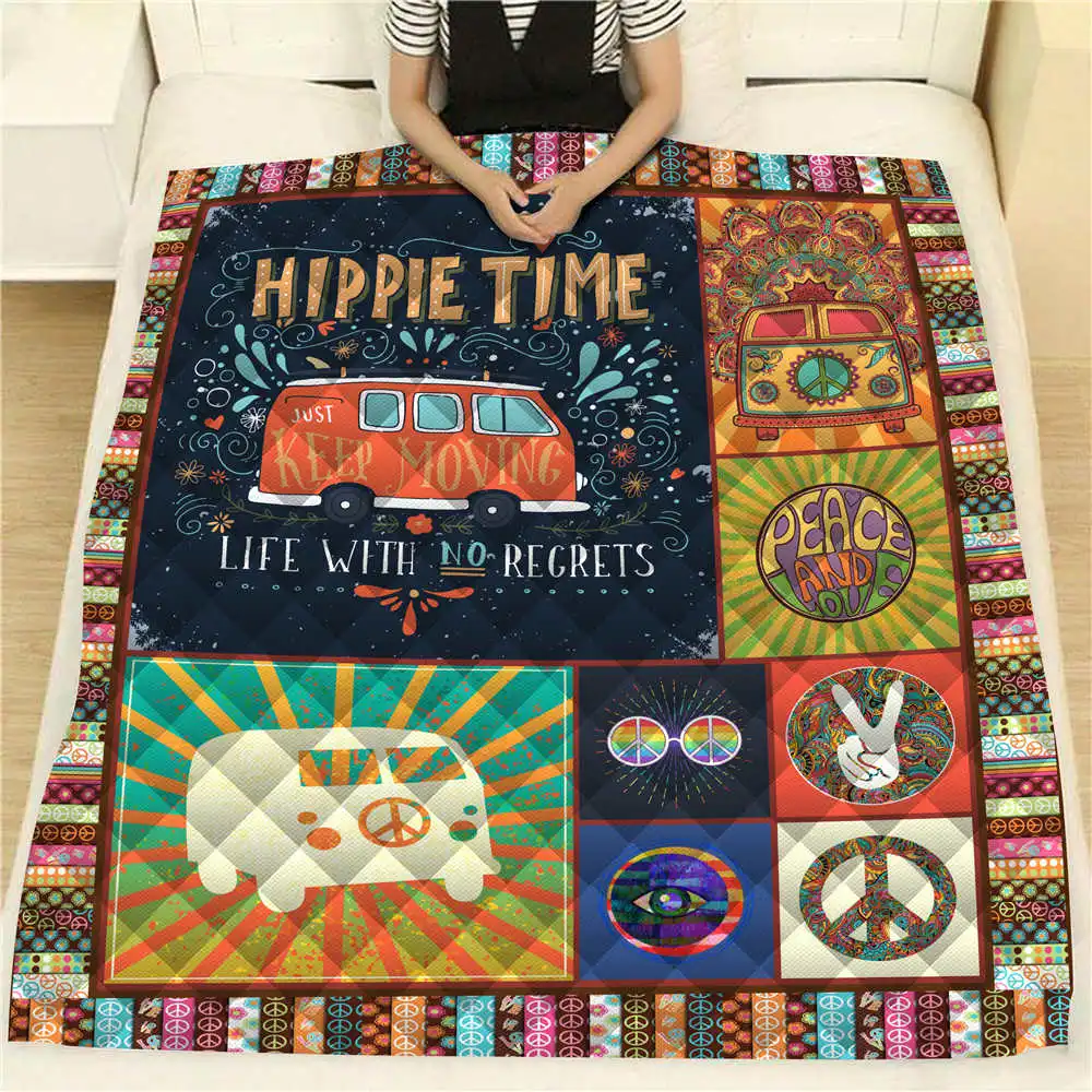 Дропшиппинг одеяло с 3D принтом для кемпинга пешего туризма автомобиля детей и