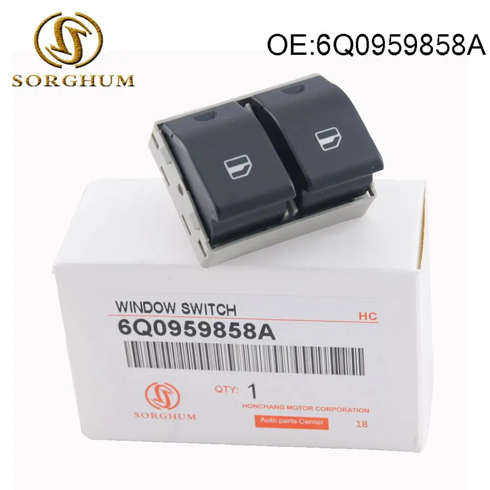 6Q0959858A новый главный электрический выключатель стеклоподъемника для Volkswagen Polo Seat