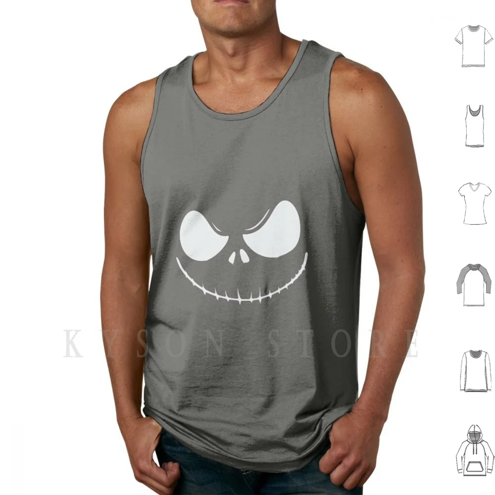 

Halloween Tank Tops Vest 100% Cotton Halloween Terror Darkness Dark